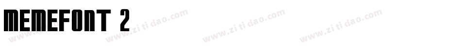 Memefont 2字体转换